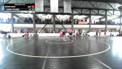 117-121 lbs Quarterfinal - Jaiden Uccardi, Unattached vs Drake Davis, Individual