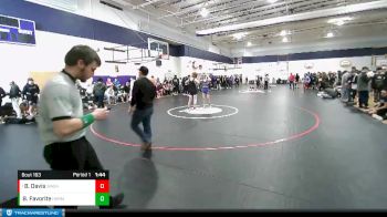 113 lbs Quarterfinal - Brody Davis, Washougal vs Brodie Favorite, Hermiston