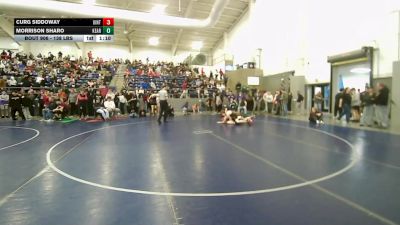138 lbs Quarters - Curg Siddoway, Uintah vs Morrison Sharo, Kearns