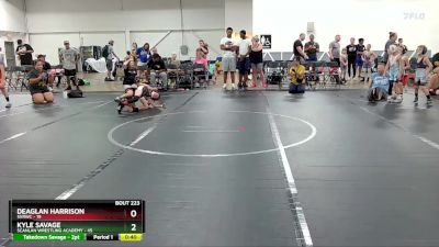 56 lbs Cons. Semi - Deaglan Harrison, SVRWC vs Kyle Savage, Scanlan Wrestling Academy