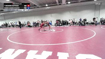 86 lbs Cons. Round 1 - Deontre Buttram, Unaffiliated vs James (Jamie) Evarts, Purple Valley Wrestling Club