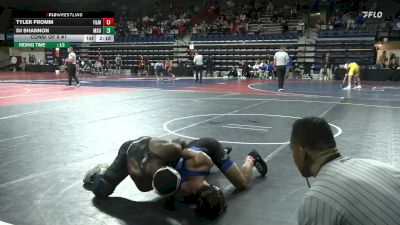 165 lbs Consi Of 8 #1 - Tyler Fromm, Franklin & Marshall vs DJ Shannon, Michigan State