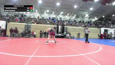 190 lbs Champ. Round 2 - Jalen Hagans, Terre Haute North vs Noah Martin, Franklin Wrestling Club