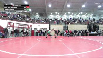 215 lbs Champ. Round 2 - Lane Hewig, North Wrestling Organization vs Klayton Burgess, Marshall