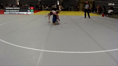 140 lbs Quarterfinal - Mathias Liepold, Flat Earth vs Max Buschette, Dassel-Cokato-Litchfield