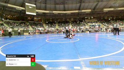 100 lbs Round Of 32 - Dylan Salemie, Terminator Wrestling Academy vs Adrian Rojas, Miami Wrestling Club