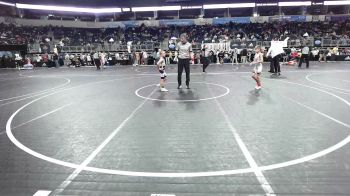 66 lbs Semifinal - Chance Peters, Claremore WC vs Levi Thornington, Rams WC