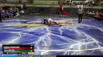 145 lbs Semis & 1st Wrestleback (8 Team) - Cole Becker, Saint Michael Albertville vs Aaron Hernandez, Hersey