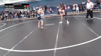 125 lbs Champ. Round 2 - Dariuz Black, Briar Cliff (Iowa) vs Colt Collett, Cowley College