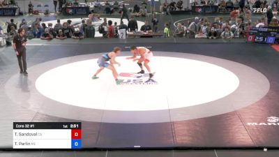 182 lbs Cons 32 #1 - Thomas Sandoval, California vs Timber Parlin, Maine