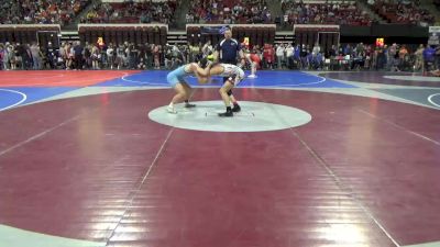 145 lbs Quarterfinal - Jake Wagner, Heights Wrestling Club vs Fortino Silva, Ronan Wrestling Club