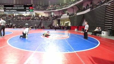 106-2A Champ. Round 1 - Colt Carroll, Franklin County vs Anthony Gaines-Shavers, Columbus