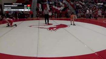 106 lbs Round 1 (4 Team) - Grayson Beasley, Hewitt-Trussville vs Cale Fox, Grissom Hs