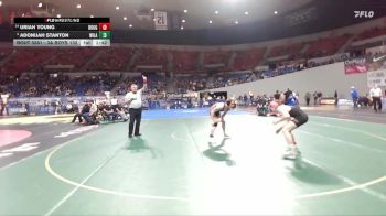 3A Boys 132 lbs 5th Place Match - Adonijah Stanton, Willamina Boys vs Uriah Young, Douglas Boys