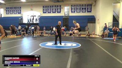 170 lbs Round 2 - Parker Dafnis, Eureka vs Brianna Seixas, Dubuque