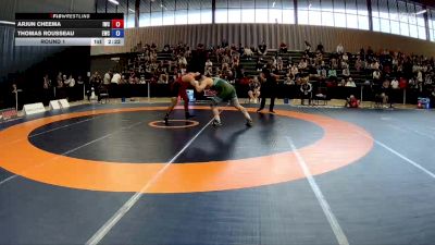 92kg Round 1 - Arjun Cheema, Independent Wrestling Club vs Thomas Rousseau, Edmonton Wrestling Club