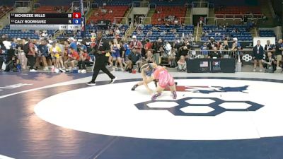 125 lbs Cons. Sub-quarters - McKinzee Mills, Ohio vs Caly Rodriguez, Florida