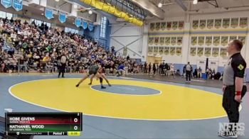 126 lbs 5th Place Match - Hobe Givens, Sussex Tech H S vs Nathaniel Wood, St Georges Tech