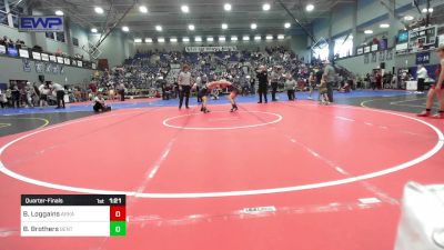 103 lbs Quarterfinal - Benton Loggains, Arkansas vs Braxton Brothers, Bentonville Wrestling Club