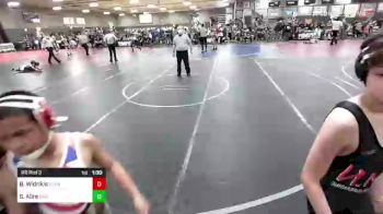 98 lbs Rr Rnd 3 - Braxston Widrikis, Grandview Wolves vs Sam Alire, High Elevation WC