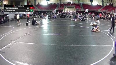 82 lbs Cons. Semi - Leah Allen, Garden County Wrestling Club vs Tatum Olsufka, Jr. Viking Wrestling Club