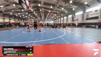 165 lbs 5th Place Match - Lilli Ramos, Borger Youth Wrestling vs Andrinea Fale, Texas