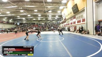 144 lbs Cons. Round 2 - Zane Judd, Blue Ridge vs Jesse Acosta, Hamilton High School