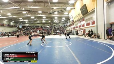 144 lbs Cons. Round 2 - Zane Judd, Blue Ridge vs Jesse Acosta, Hamilton High School