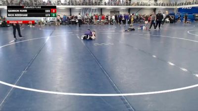 Elite 125 lbs Cons. Round 1 - Gannon Kuhn, Cornell College vs Nick Needham, Luther