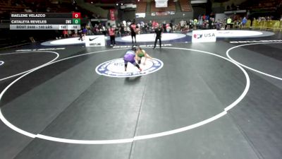 140 lbs Cons. Sub-semis - Raelene Velazco vs Cataleya Reveles, Scotsmen Wrestling Club