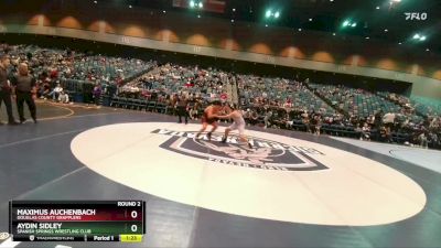 153-167 lbs Round 2 - Aydin Sidley, Spanish Springs Wrestling Club vs Maximus Auchenbach, Douglas County Grapplers