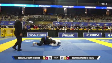 Kaua Diogo Abrantes Ribeiro vs Konrad Vladyslaw Sliwinski 2026 Pan Jiu Jitsu IBJJF Championship