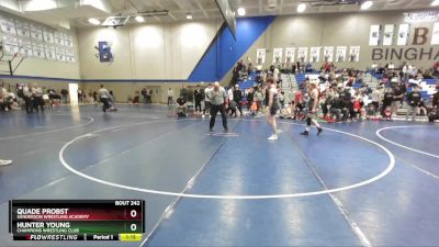 112 lbs Semifinal - Hunter Young, Champions Wrestling Club vs Quade Probst, Sanderson Wrestling Academy