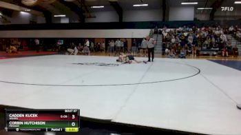 125 lbs Champ. Round 1 - Corbin Hutchison, Messiah vs Cadden Kucek, Wilkes