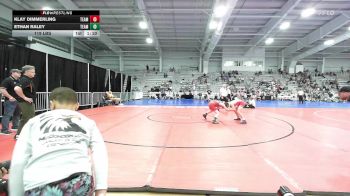 119 lbs Rr Rnd 1 - Klay Dimmerling, Team Germantown vs Ethan Raley, Team RJN Green