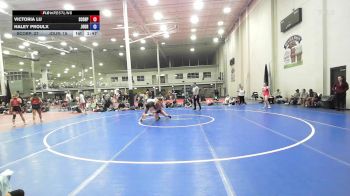 128 lbs Rr Rnd 6 - Victoria Lu, Scorpions - Girls vs Haley Proulx, Journeymen Wrestling - Girls