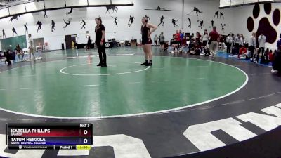 180A 3rd Place Match - Isabella Phillips, Gannon vs Tatum Heikkila, North Central College