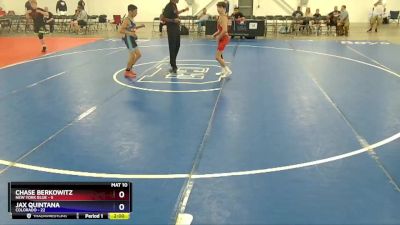 102 lbs Quarterfinals (8 Team) - Chase Berkowitz, New York Blue vs Jax Quintana, Colorado