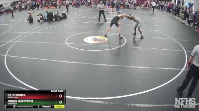 3A 132 lbs Quarterfinal - Sy Strobel, West-Oak vs Mekhi Hampton, Swansea