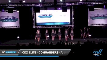 CDX Elite - Commanders - All Star Cheer [2022 L2 Senior - D2 - Small Day 2] 2022 Spirit Fest Providence Grand National