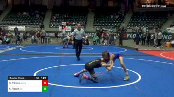 70 lbs Quarterfinal - Nikos Filipos, Badwc vs Alex Rozas, Jr. Spartans