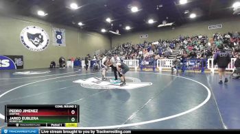 160 lbs Cons. Round 2 - Jared Eublera, Morro Bay vs Pedro Jimenez, Shafter