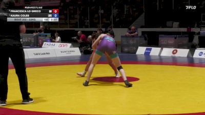 53kg 1st Place Match - Francesca Lo Greco, Brock WC vs Kaura Coles, London-Western Wrestling Club