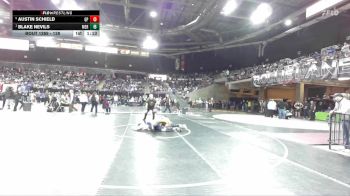 138 lbs Quarterfinal - Blake Nevils, Meridian vs Austin Schield, Gonzaga Prep