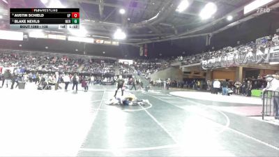 138 lbs Quarterfinal - Blake Nevils, Meridian vs Austin Schield, Gonzaga Prep