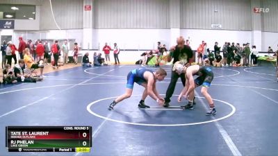 105 lbs Cons. Round 5 - Tate St. Laurent, Indiana Outlaws vs RJ Phelan, Lake Gibson