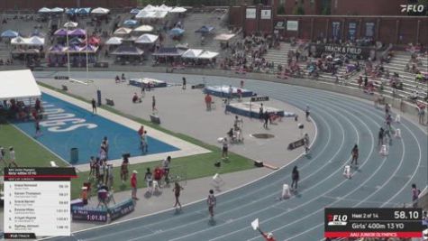 2026 AAU Junior Olympic Games - Youth Girls' 400m, Semi-Finals 3 - Age 13