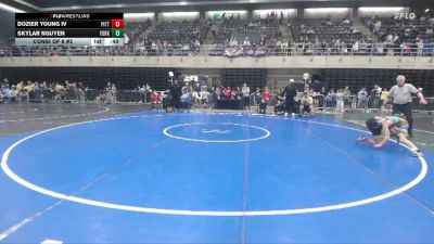 82 lbs Consi Of 8 #2 - Dozier Young IV, Pittsburgh vs Skylar Nguyen, York