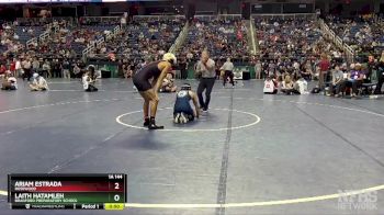 1A 144 lbs Cons. Semi - Laith Hatamleh, Bradford Preparatory School vs Ariam Estrada, Rosewood