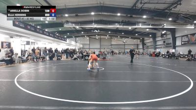 57 kg Quarters - Ariella Dobin, Toss Em Up Wrestling Academy vs Ella Henning, Minnesota